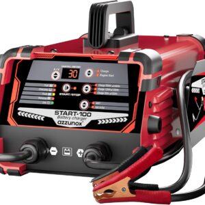 AZZUNOX 12V/24V Battery Charger & Engine Starter
