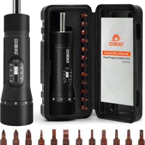 coobeast 13-Piece Preset Torque Screwdriver Set
