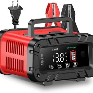 E-FAST 20A 12V/24V Smart Car Battery Charger