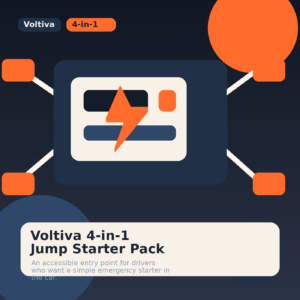 Voltiva 4-in-1 Jump Starter Pack